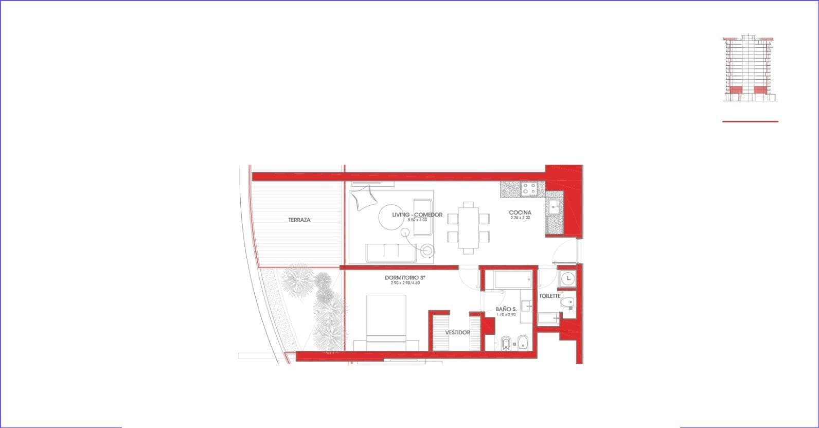 One-Bedroom Apartment for Sale in Roosevelt Park - 206