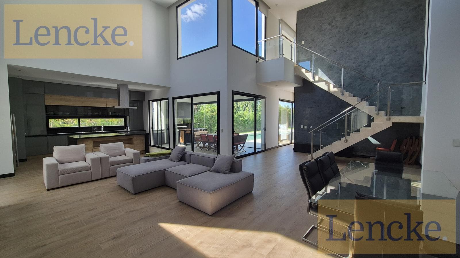 A one-of-a-kind, nearly brand-new designer home in Albanueva, 5 bedrooms, for sale