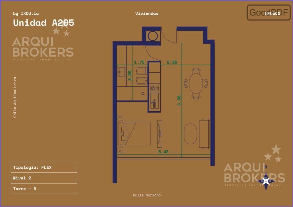Studio Apartment for Sale in Downtown - 205A
