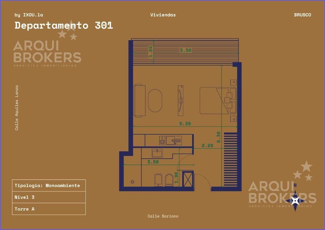 Studio Apartment for Sale in Downtown - 301A