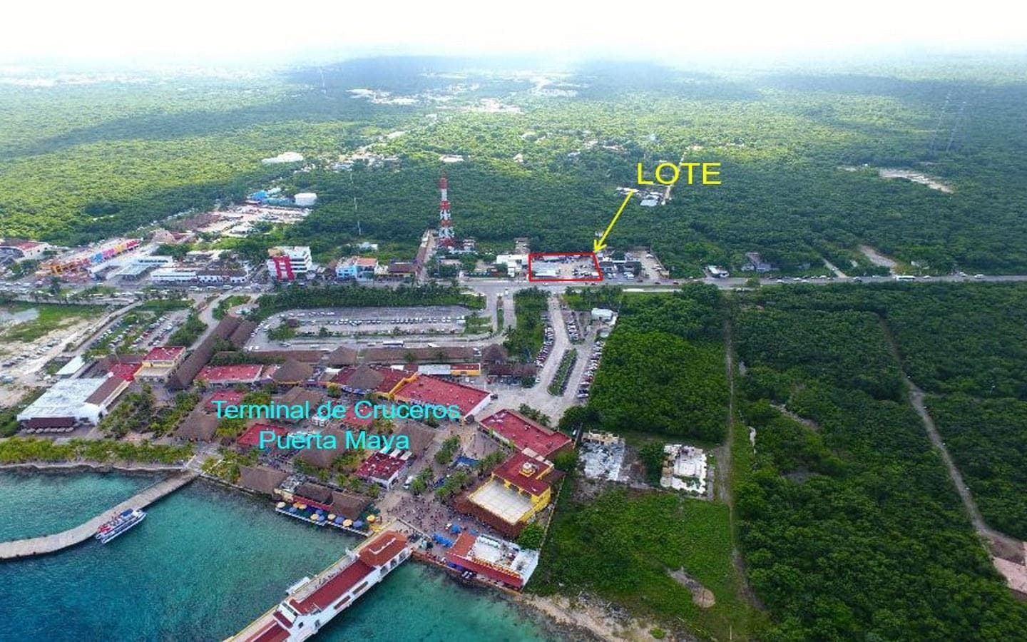 Land for Sale in Cozumel on Avenida Costera Sur