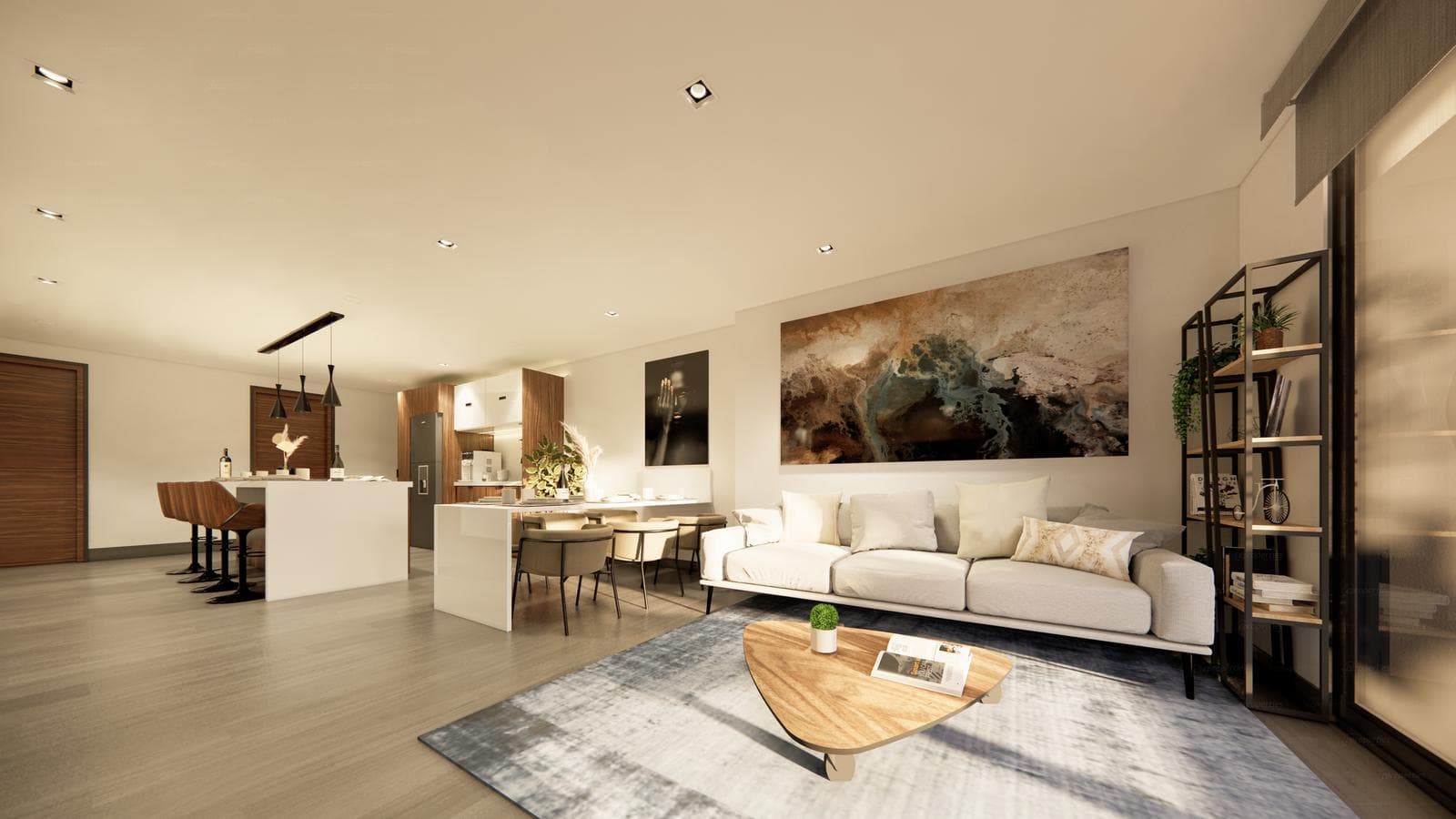 Pre-sale apartment at Zelva 44 with amenities and a pool