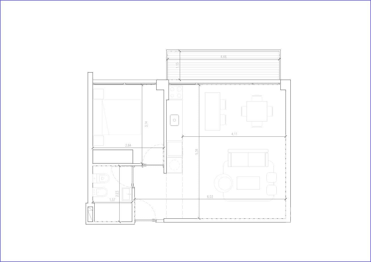 Two-Bedroom Apartment for Sale in La Blanqueada-403