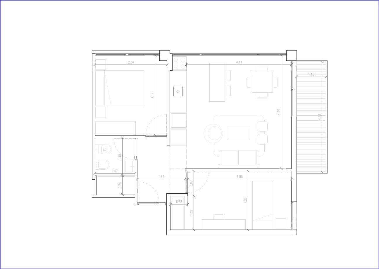 Two-Bedroom Apartment for Sale in La Blanqueada - 1602
