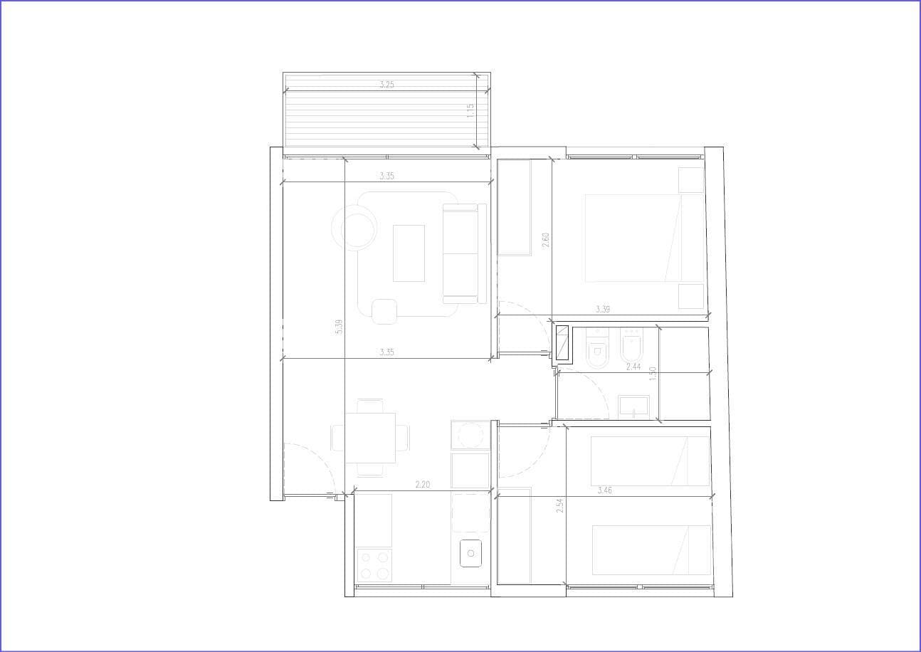 Two-Bedroom Apartment for Sale in La Blanqueada - 104