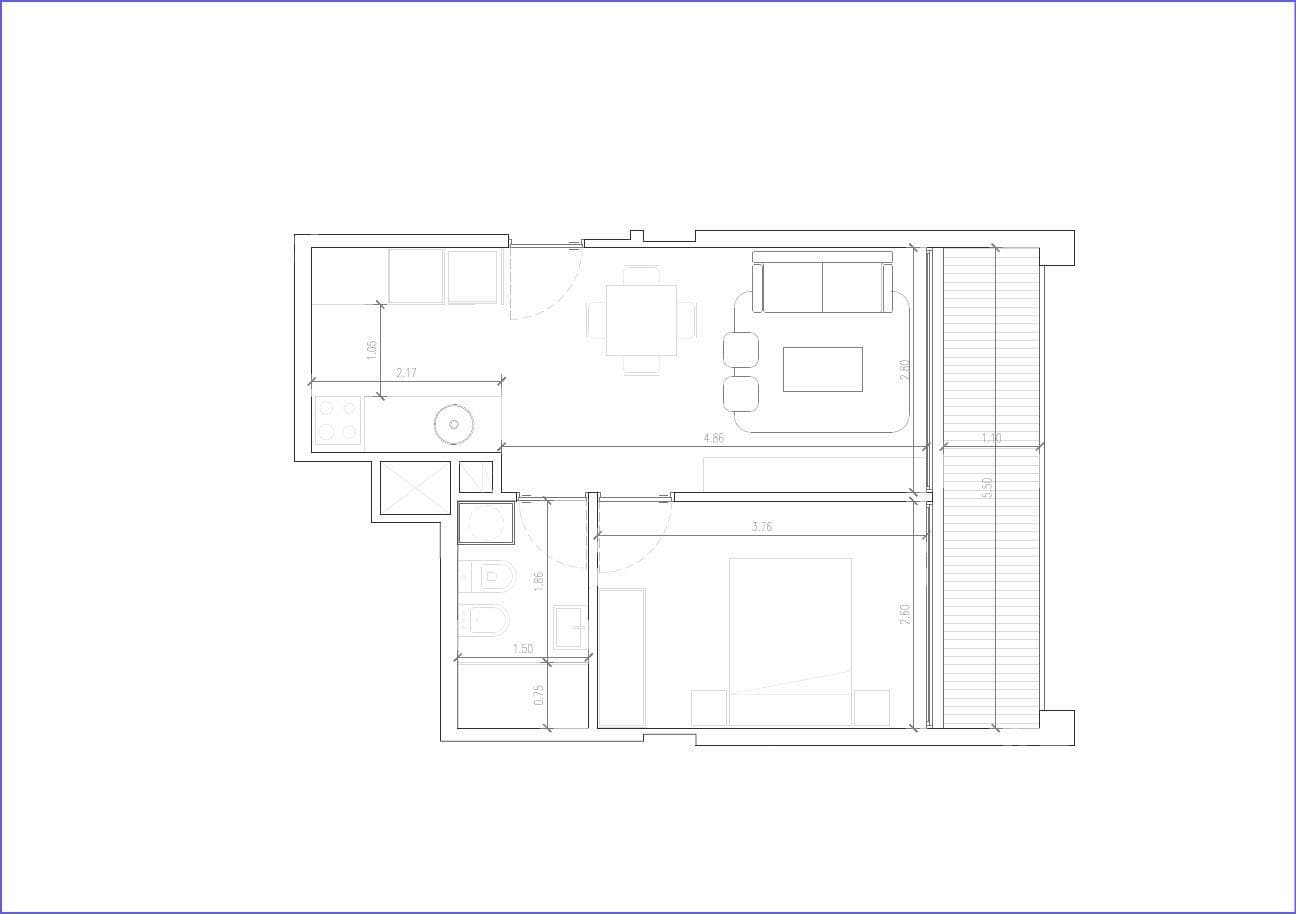 Two-Bedroom Apartment for Sale in La Blanqueada-904