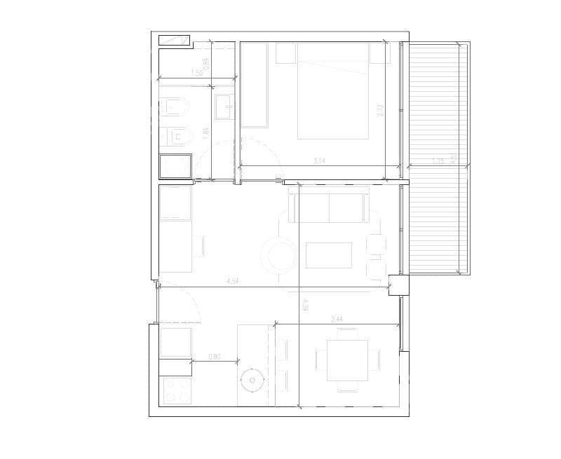One-Bedroom Apartment for Sale in La Blanqueada-906