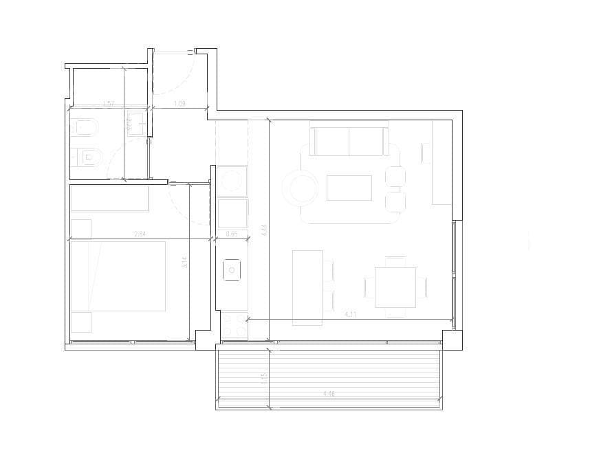 Two-Bedroom Apartment for Sale in La Blanqueada-1407
