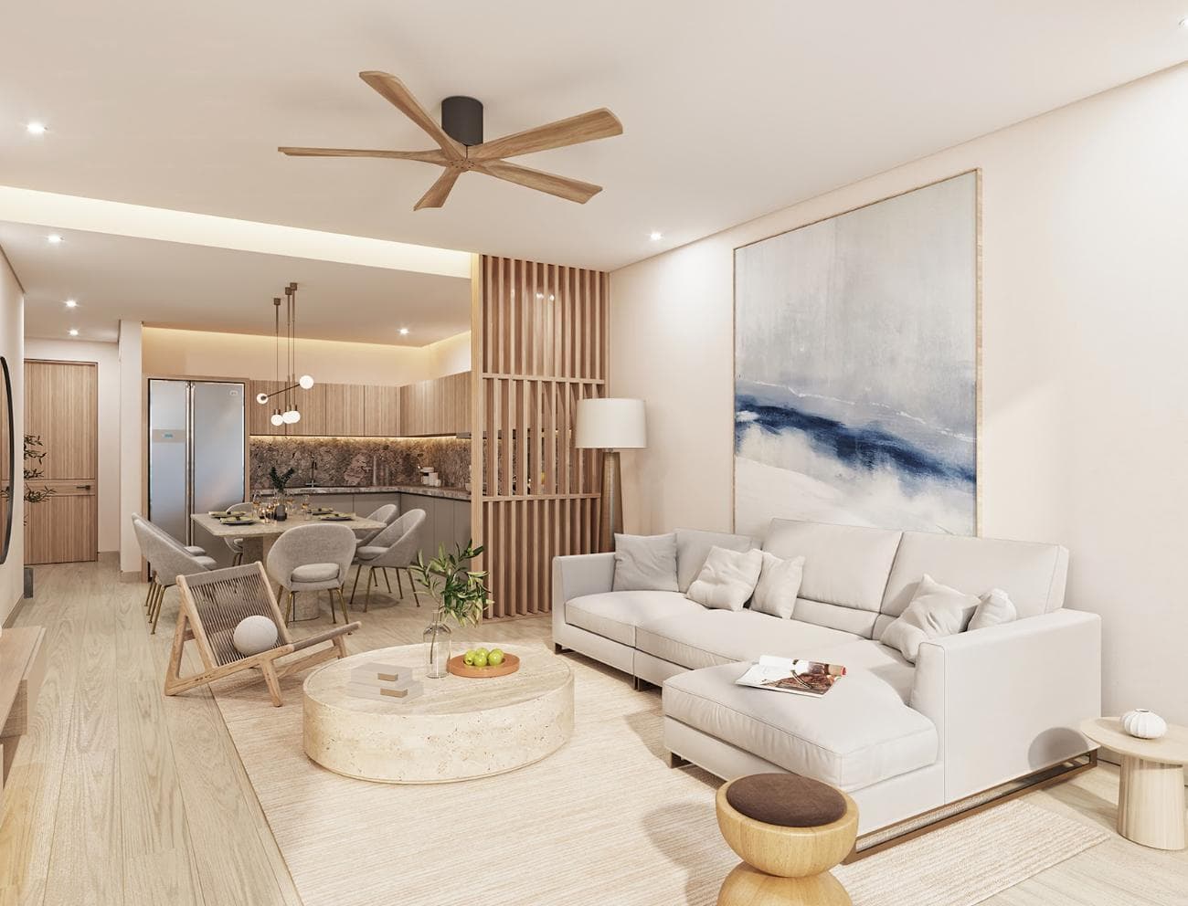 Oceanfront apartment for presale in Puerto Morelos