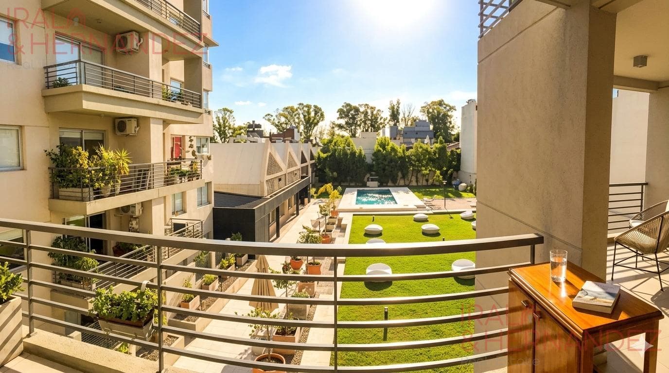 Spacious studio apartment for sale in Villa Urquiza with a garage