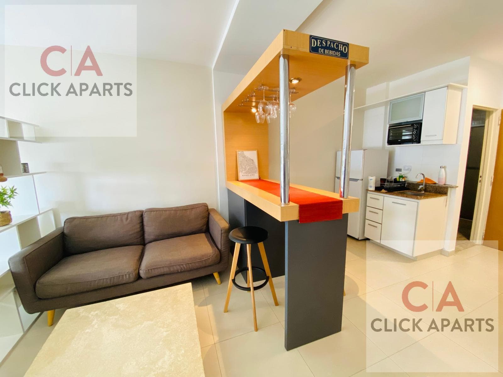 FOR SALE - Studio Apartment - Bright - Furnished and Fully Equipped - San Telmo
