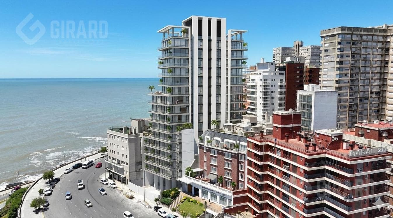 2-room apartment for sale with unobstructed ocean views and a garage. "Dimora Torreón" luxury building.