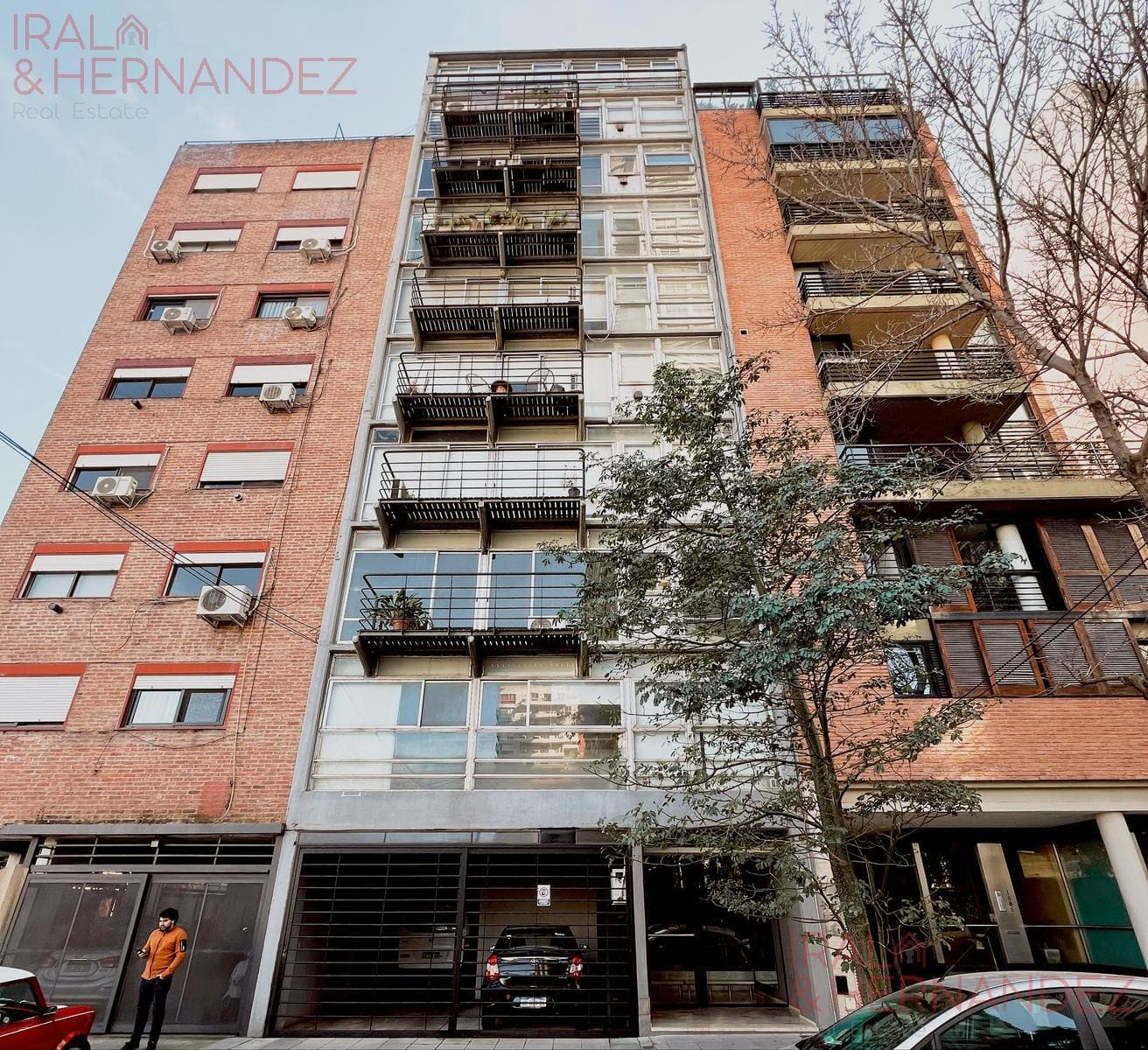 2-room apartment for rent in NUÑEZ with a balcony and parking space—open view—very bright