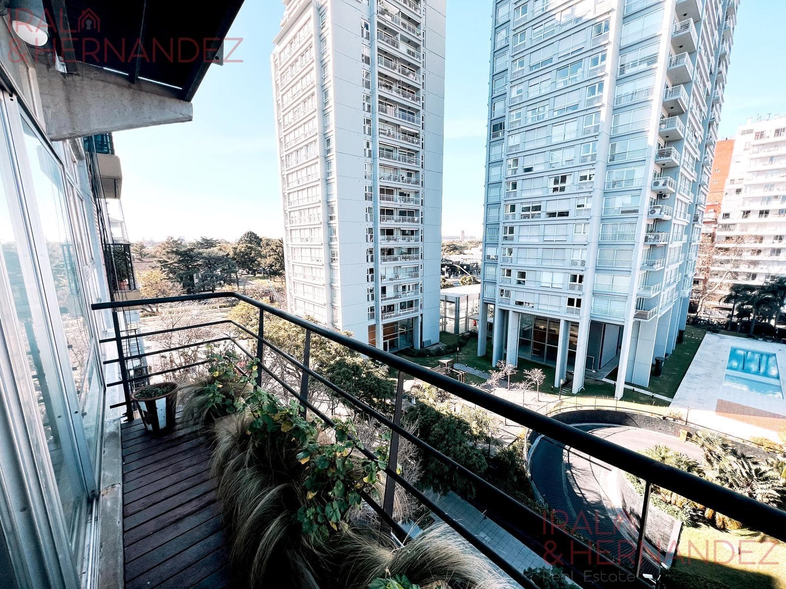 2-room apartment for rent in NUÑEZ with a balcony and parking space—open view—very bright