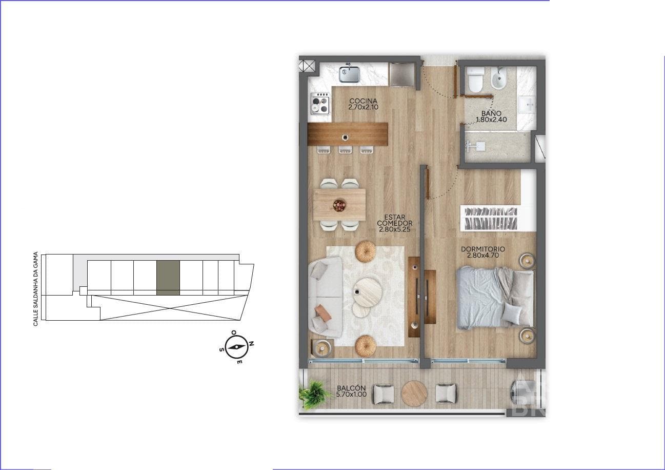 One-Bedroom Apartment for Sale in Puerto Buceo - 106