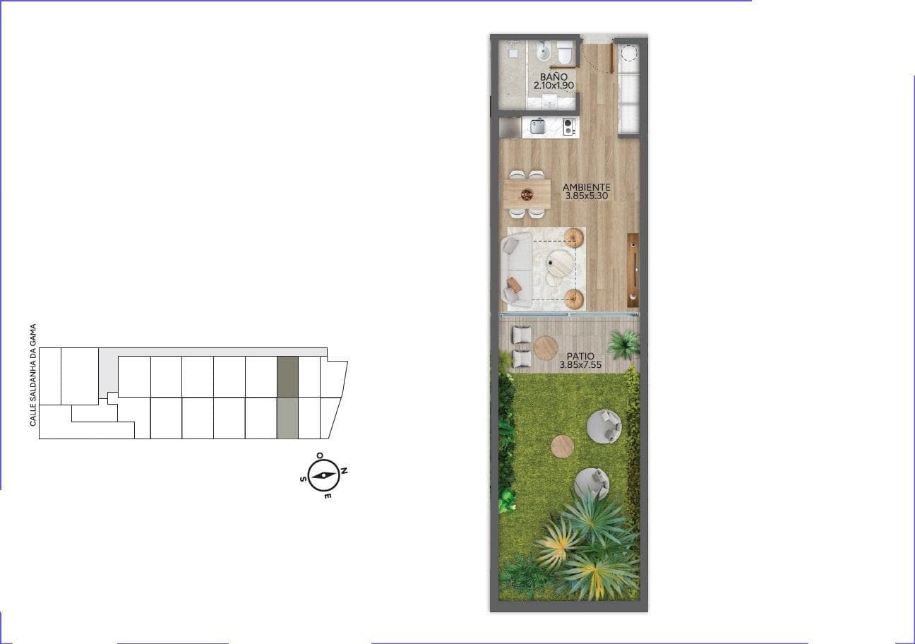 Studio Apartment for Sale in Puerto Buceo - 007