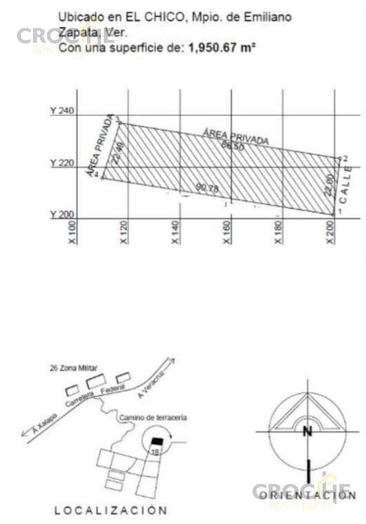 Land for sale in El Lencero.