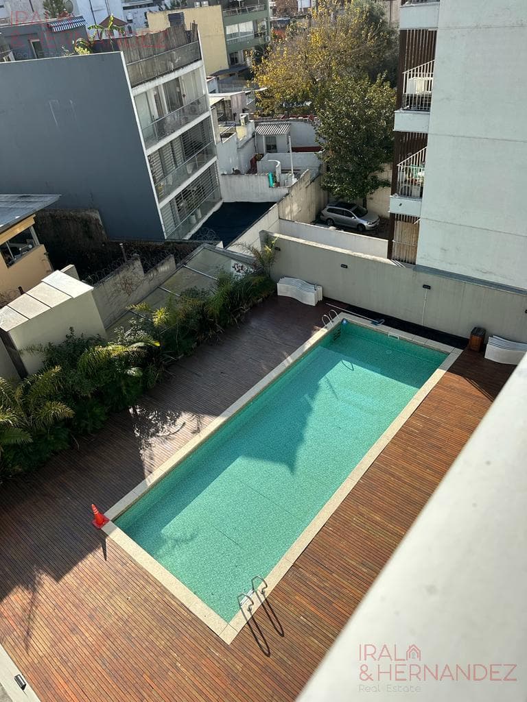 Studio Apartment for Rent with a Balcony in Palermo Hollywood. The Building Has a Pool!!