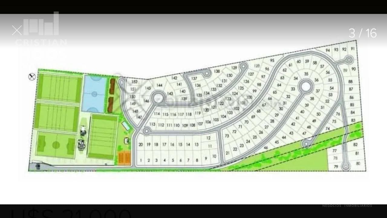 Lot in the Manuel Belgrano Shopping Center; financed in 18 installments in dollars