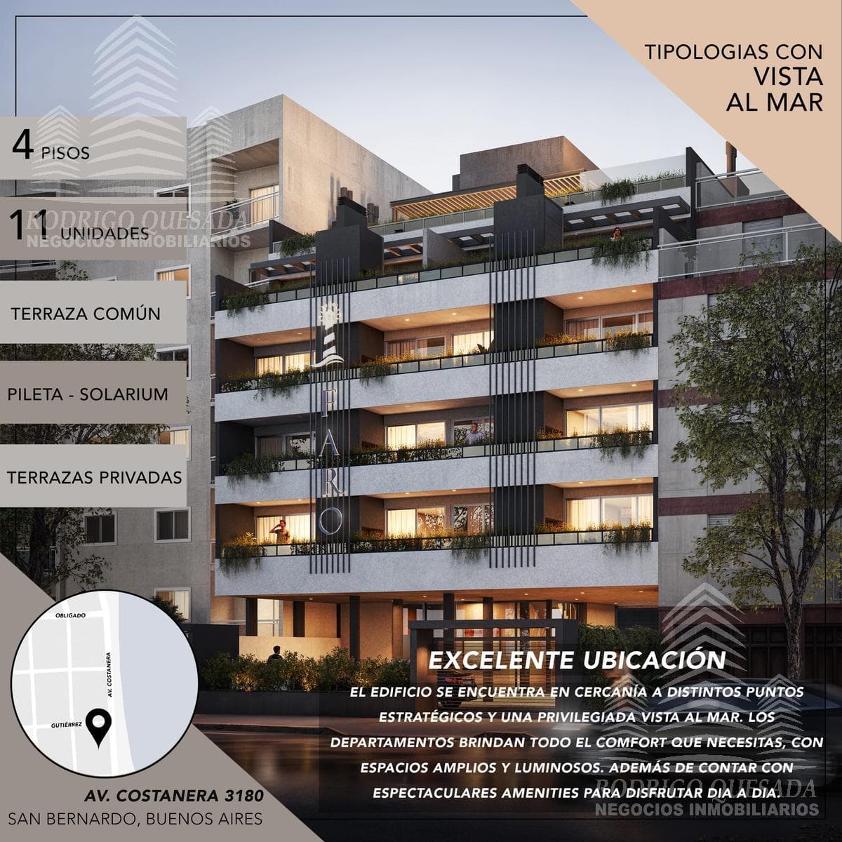 |3-Bedroom Apartment| |Financing Available| |Oceanfront| |San Bernardo|