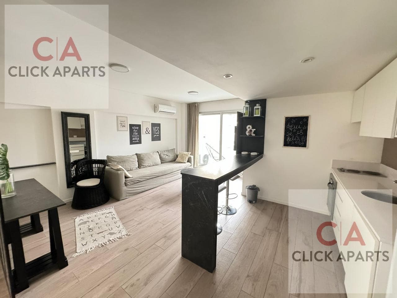 FOR RENT – STUDIO APARTMENT WITH BALCONY, PARKING SPACE, AND AMENITIES – LAS CAÑITAS