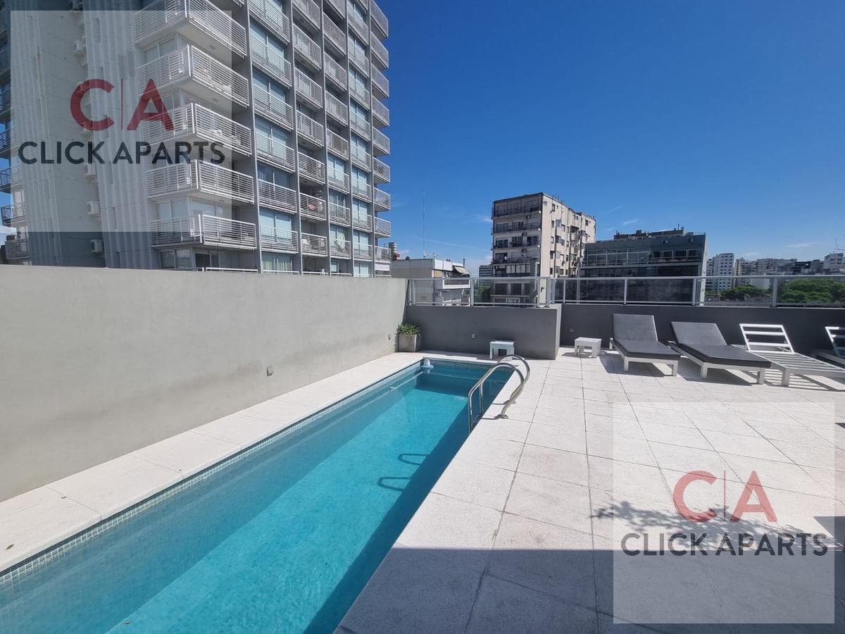 FOR RENT – STUDIO APARTMENT WITH BALCONY, PARKING SPACE, AND AMENITIES – LAS CAÑITAS