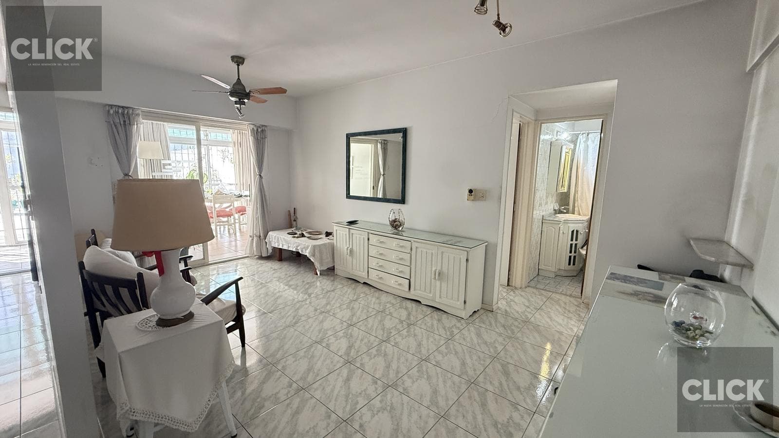 FOR SALE - 2-ROOM APARTMENT WITH PATIO - BARBECUE - ALMAGRO