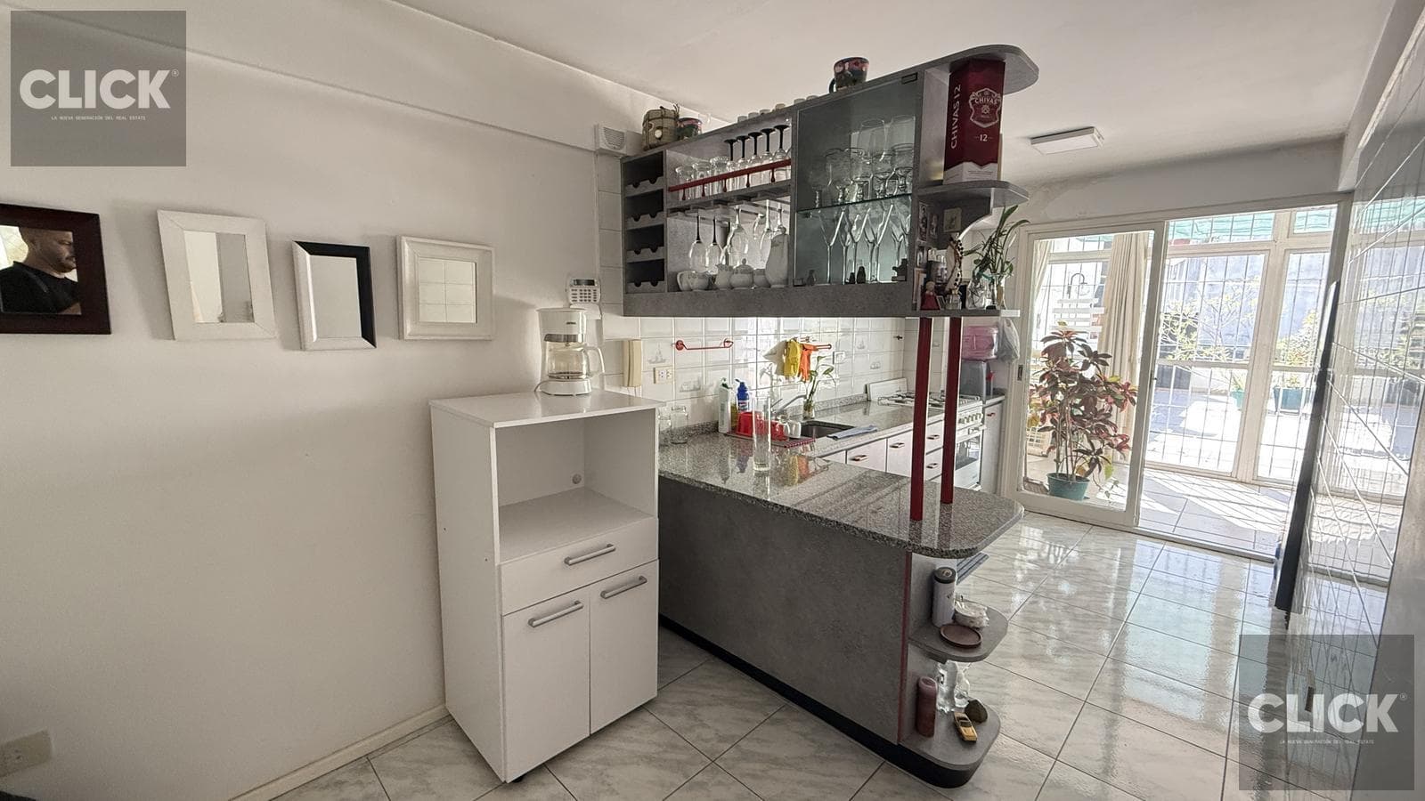 FOR SALE - 2-ROOM APARTMENT WITH PATIO - BARBECUE - ALMAGRO