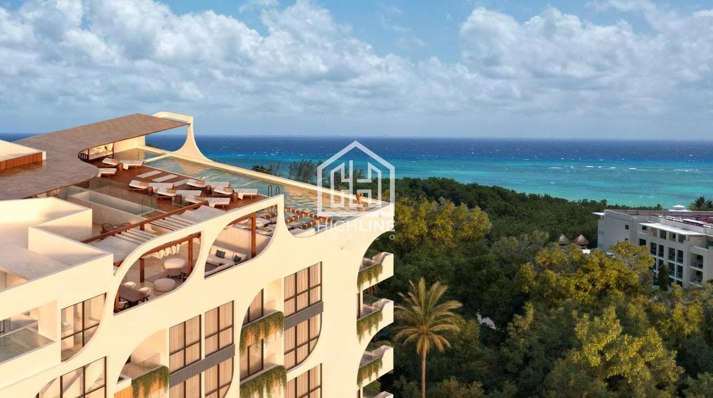 STUDIO FOR SALE ON 5TH AVENUE IN PLAYA DEL CARMEN WITH A VIEW OF THE OCEAN