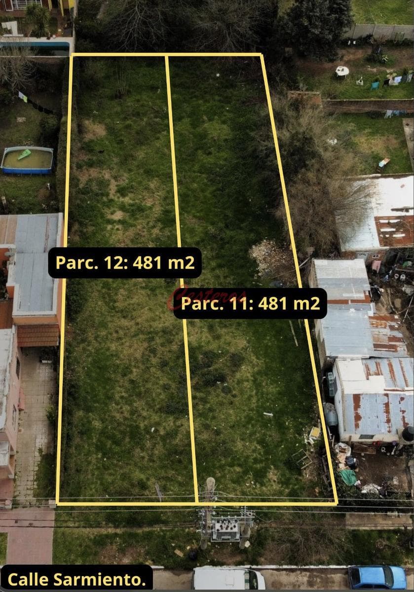 2 Lots on Sarmiento Street between Azcuenaga and J.J. Paso