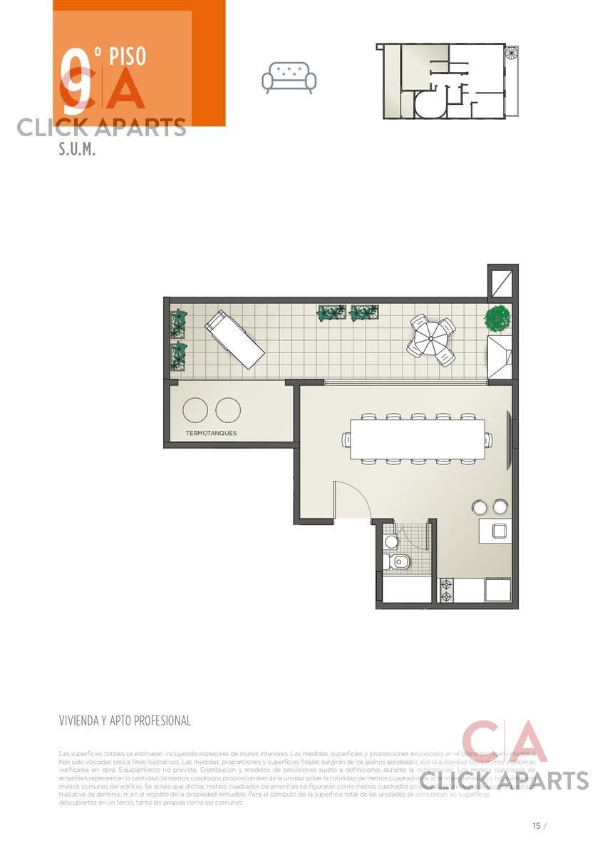 Apartment - Villa Crespo - under construction - well - parking space available
