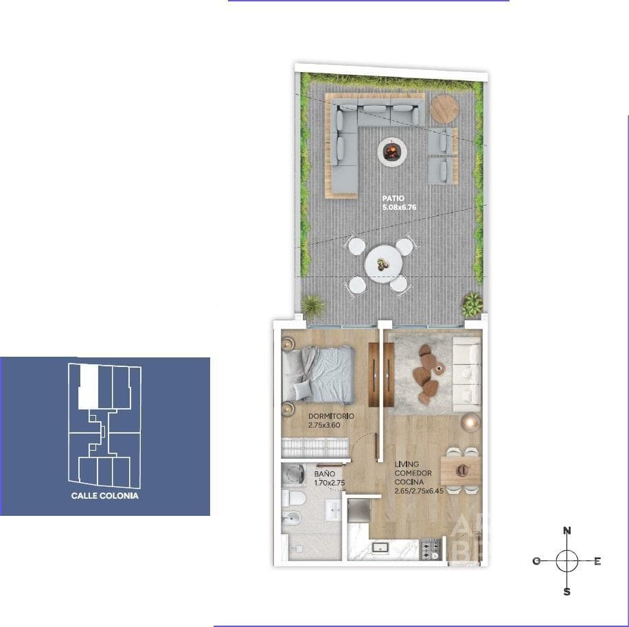 One-bedroom apartment for sale in Cordón - 102