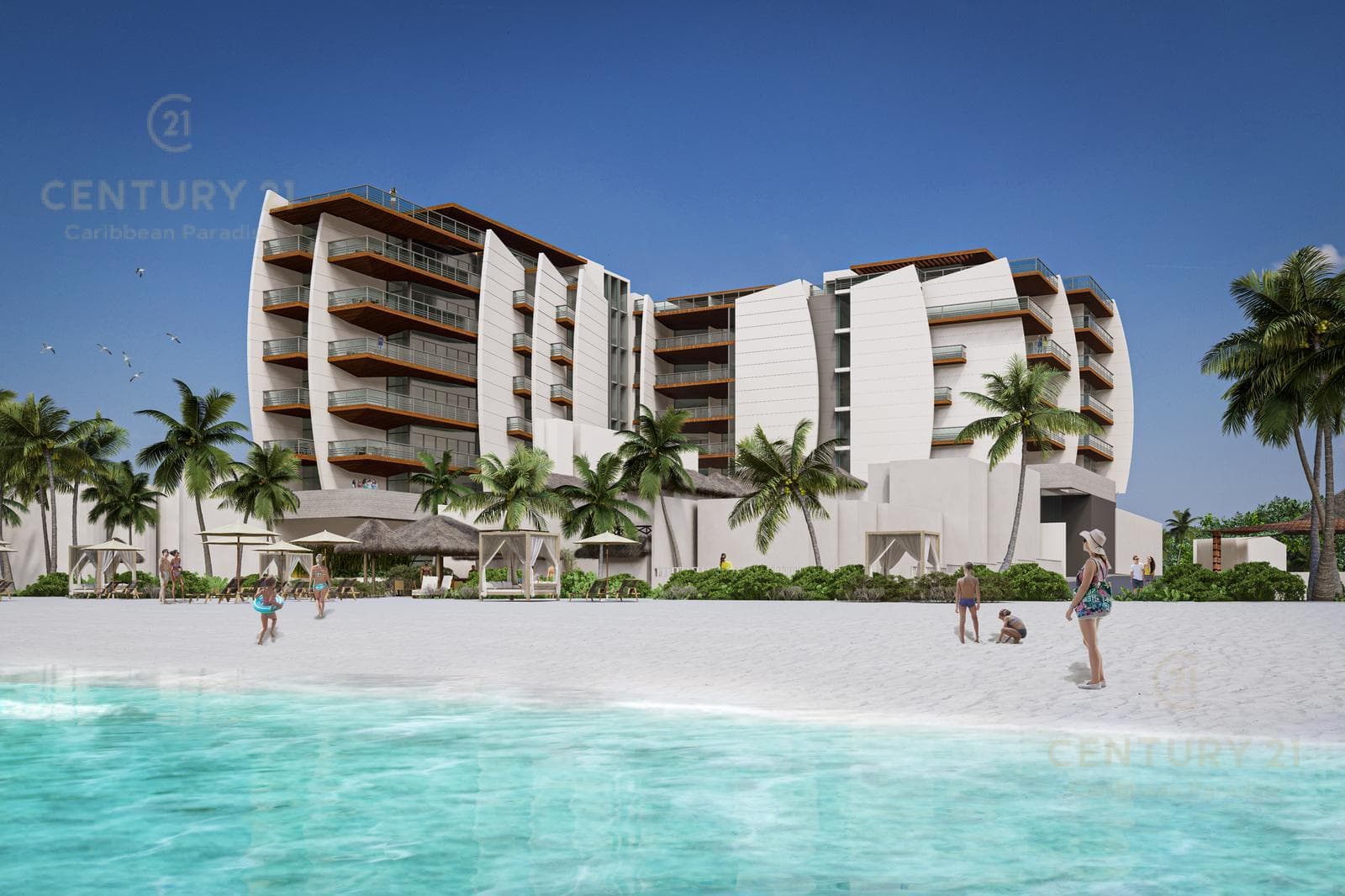 3-Bedroom Oceanfront Condo in Playa del Carmen P4298