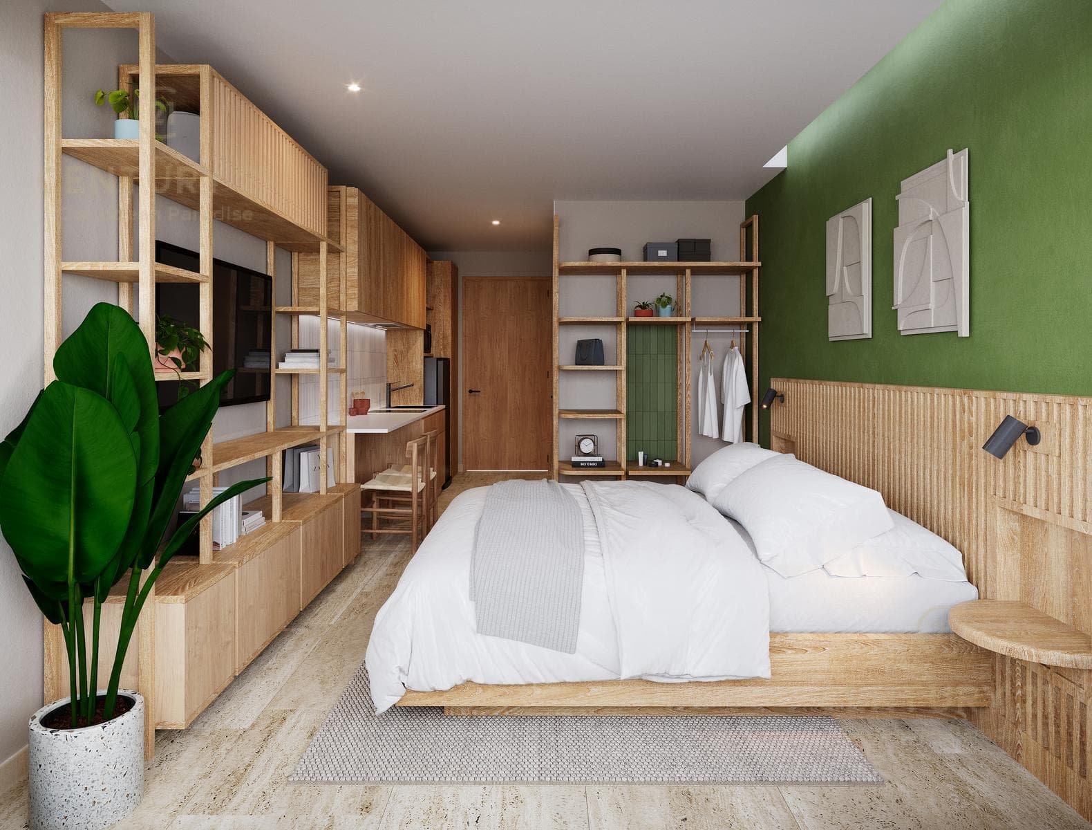 Studio for SALE, 2 blocks from the beach in Playa del Carmen P4299