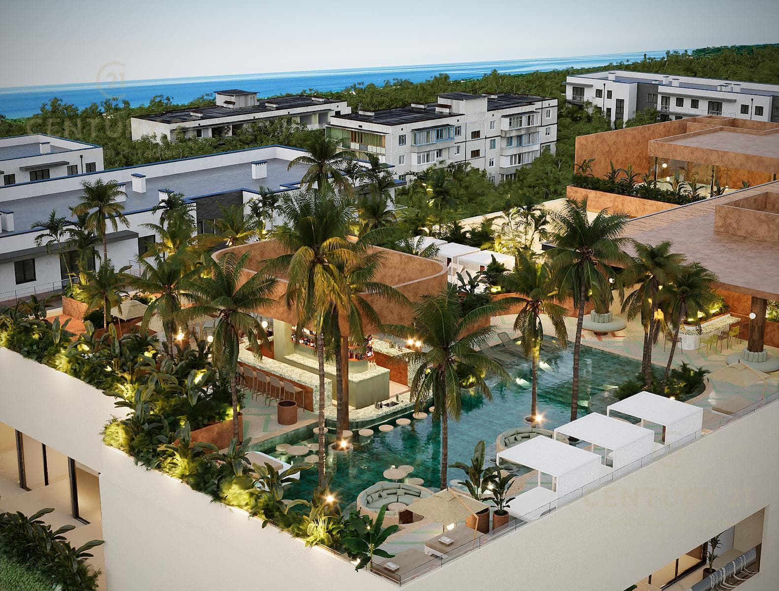 Studio for SALE, 2 blocks from the beach in Playa del Carmen P4299