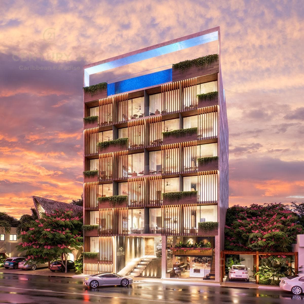 Studio for Sale in a Residential Complex on Calle 4 in Playa del Carmen P4304