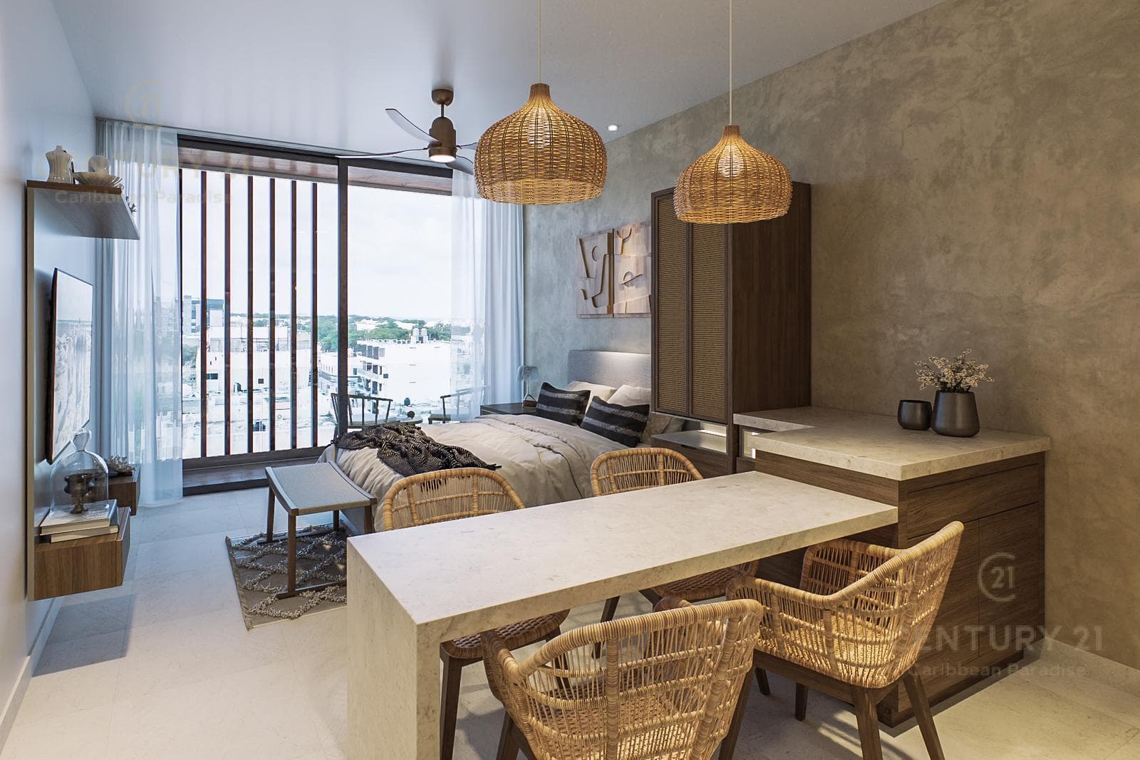 Studio for Sale in a Residential Complex on Calle 4 in Playa del Carmen P4304