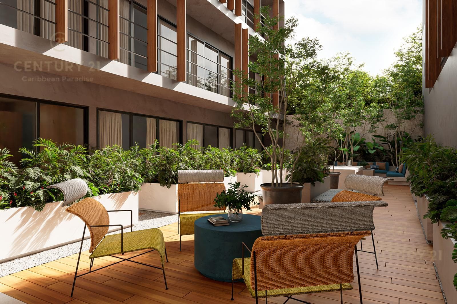 1-bedroom apartment with a balcony on Av. 10 Nte. in Playa del Carmen P4305