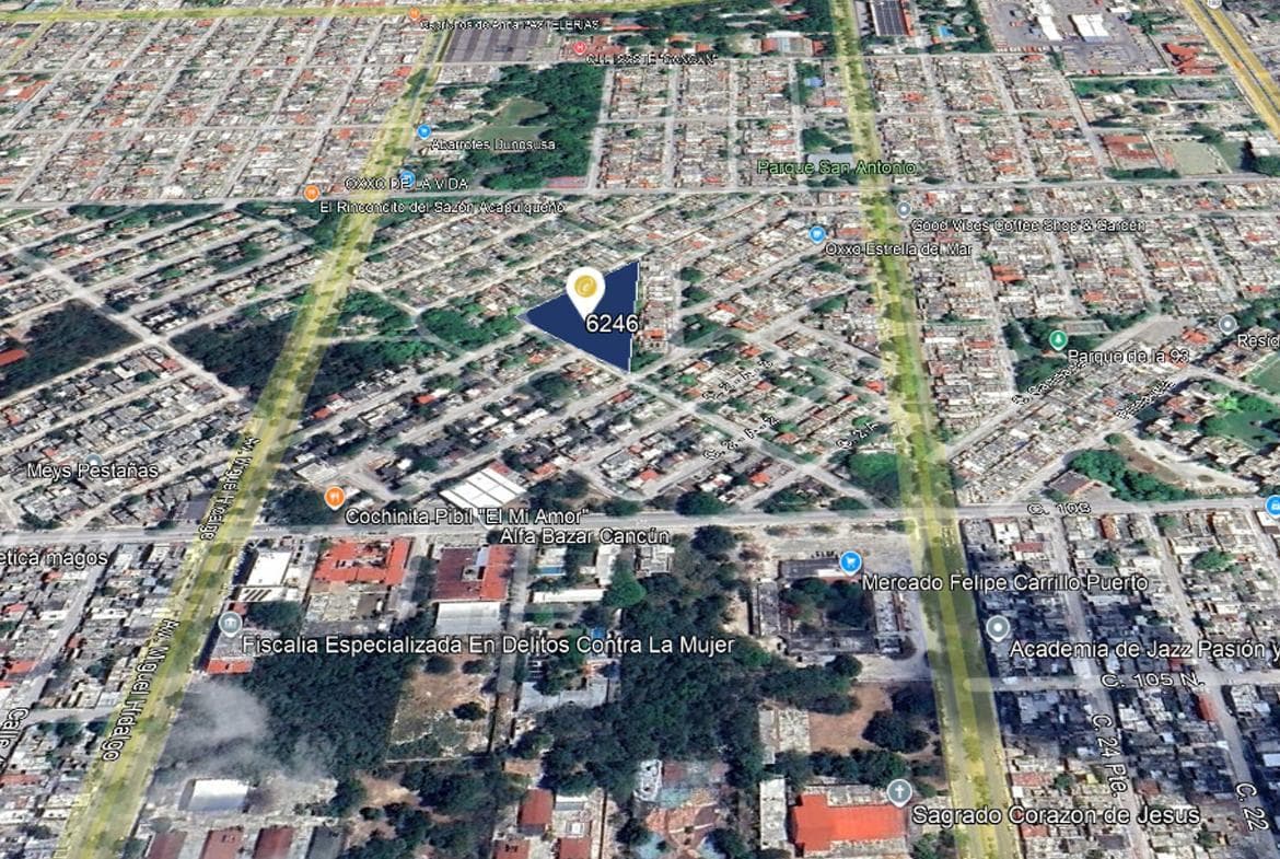 Land for Sale in Downtown Cancun