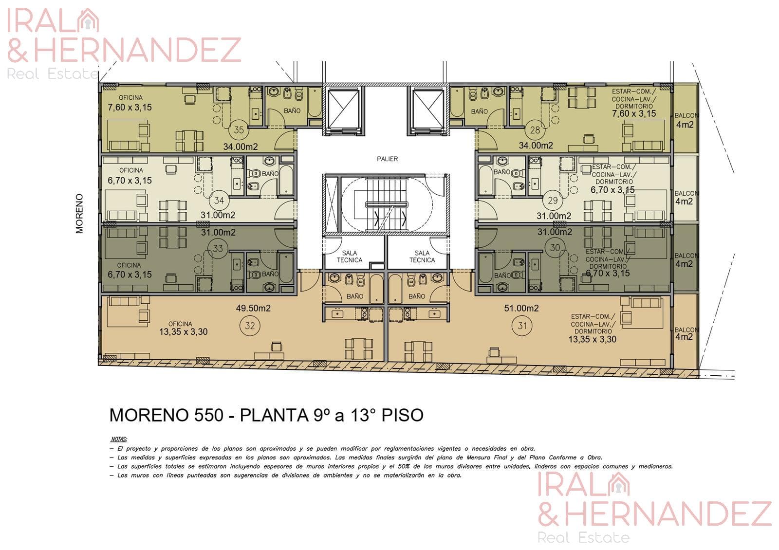 Apartment - Monserrat - Studio for Sale INVESTMENT