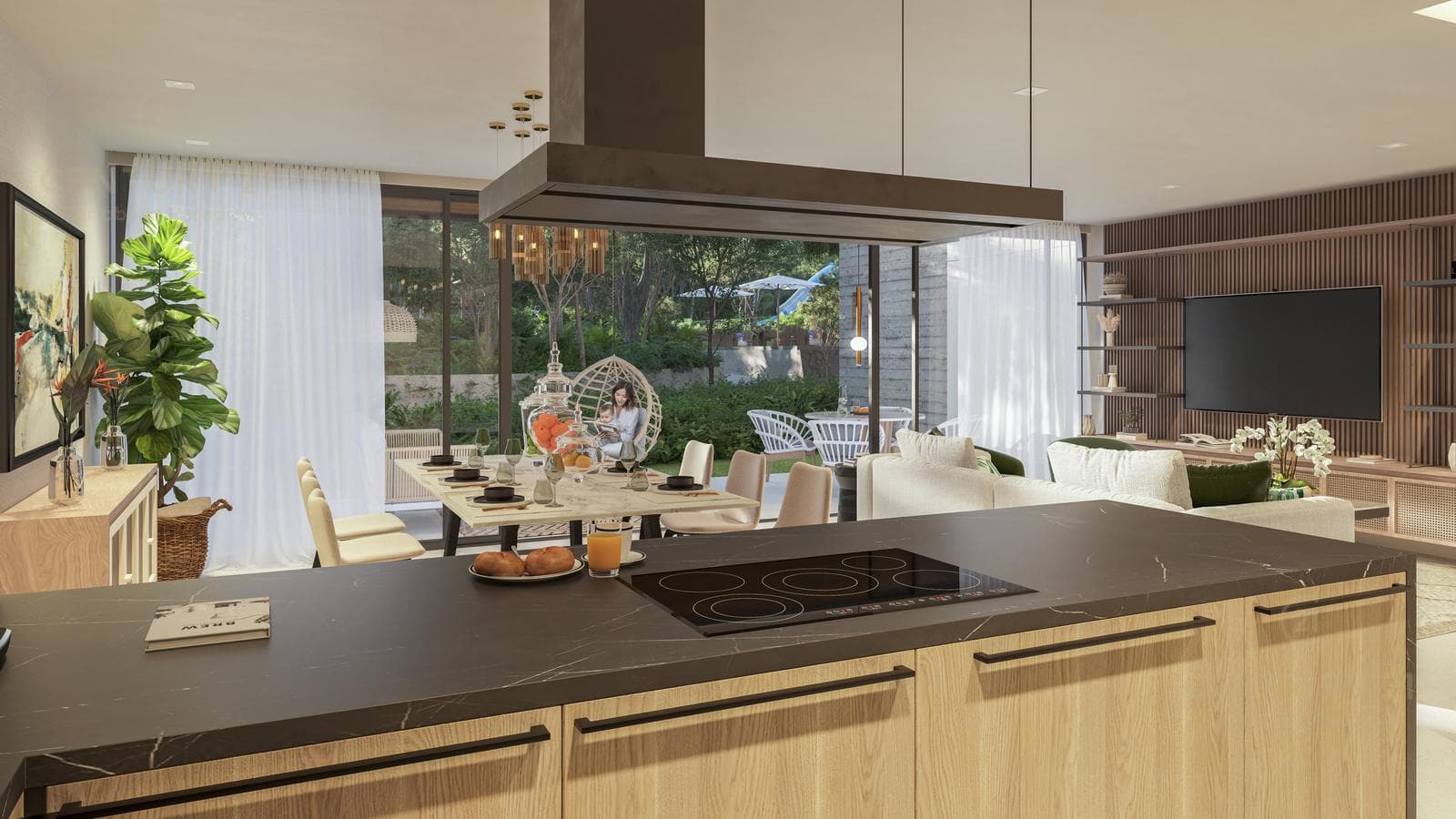 One-Bedroom Apartment in a Residential Complex in Playacar, Playa del Carmen P4307
