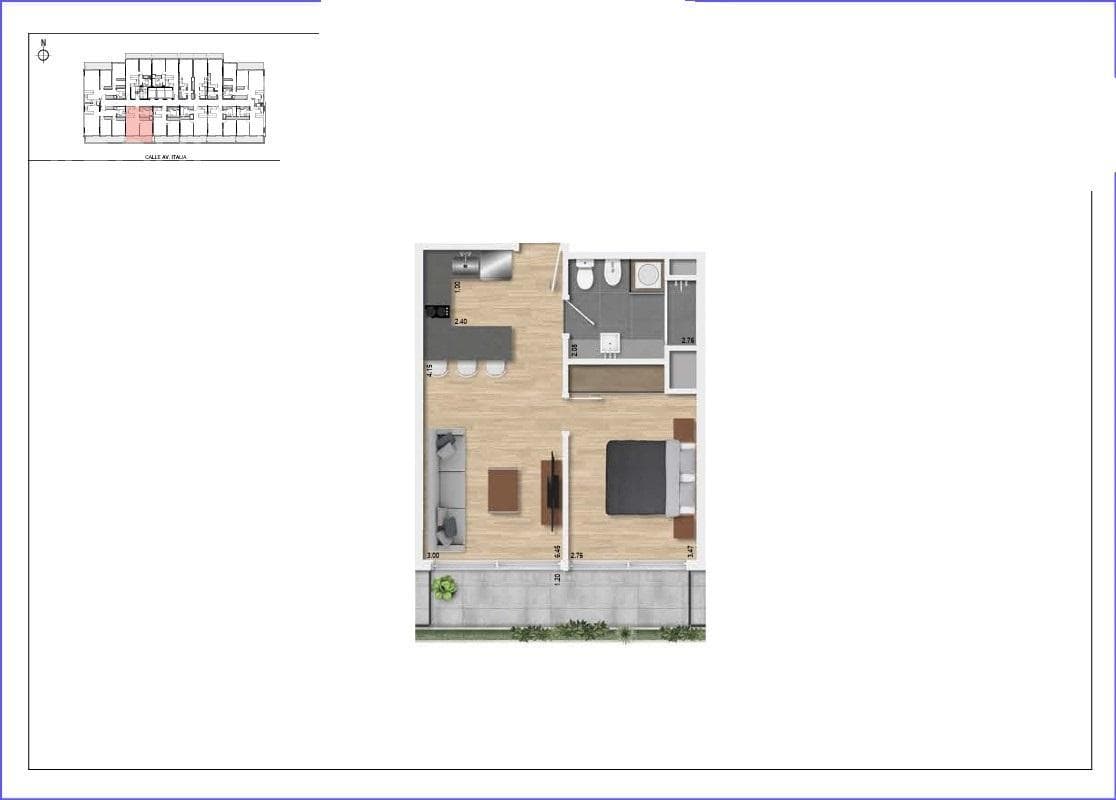One-bedroom apartment for sale in Buceo - 202
