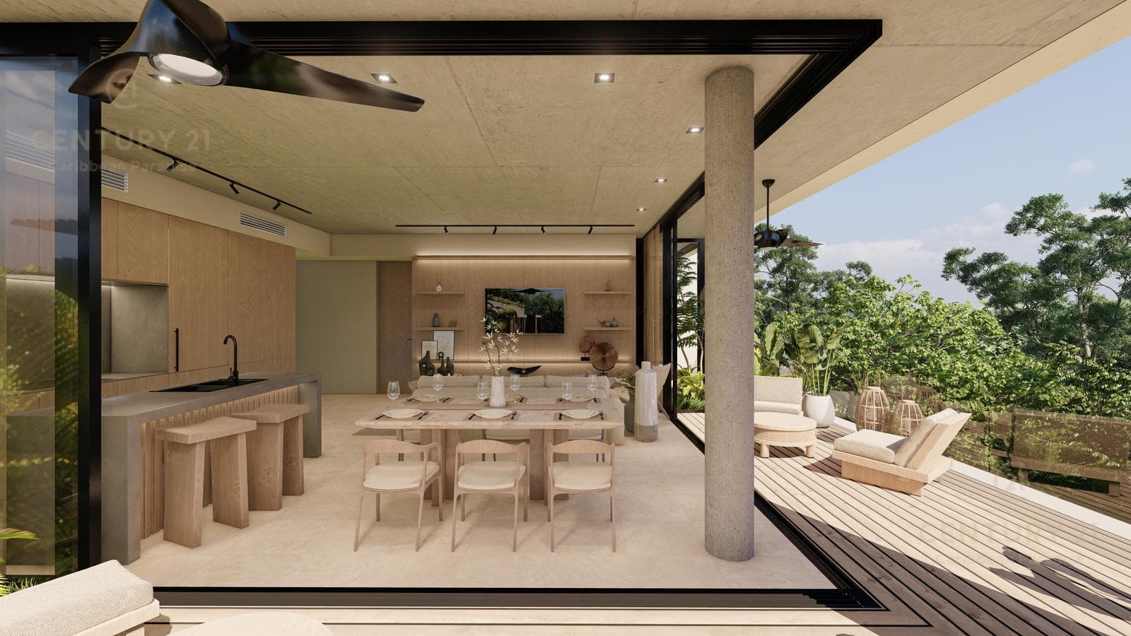 Departamento de una recámara en el corazón de Playacar, Playa del Carmen P4310