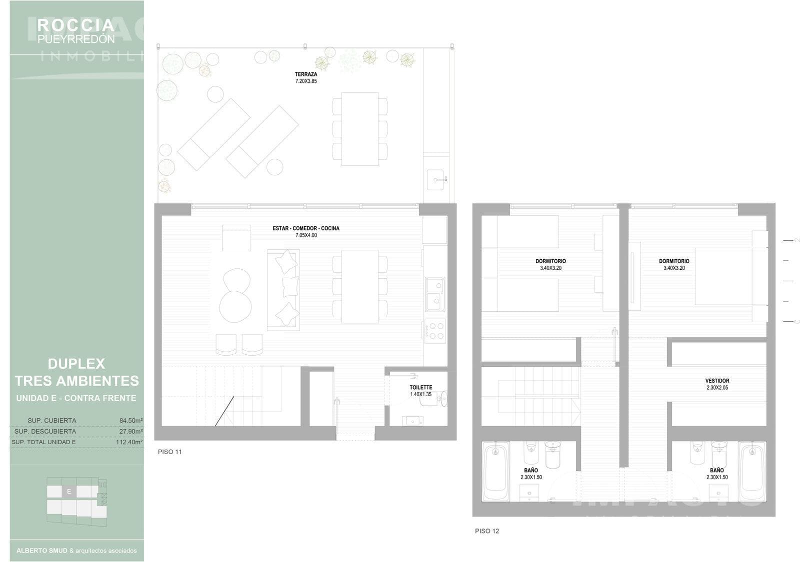 Duplex for Sale with Terrace and Grill in Buenos Aires