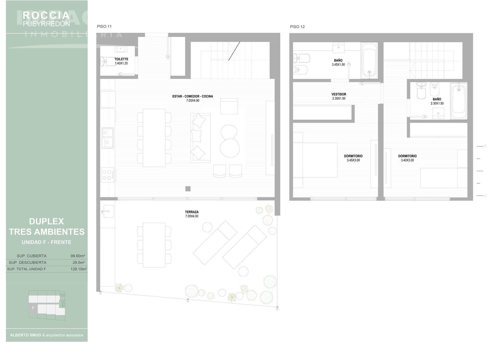 Duplex for Sale with Terrace and Grill in Buenos Aires