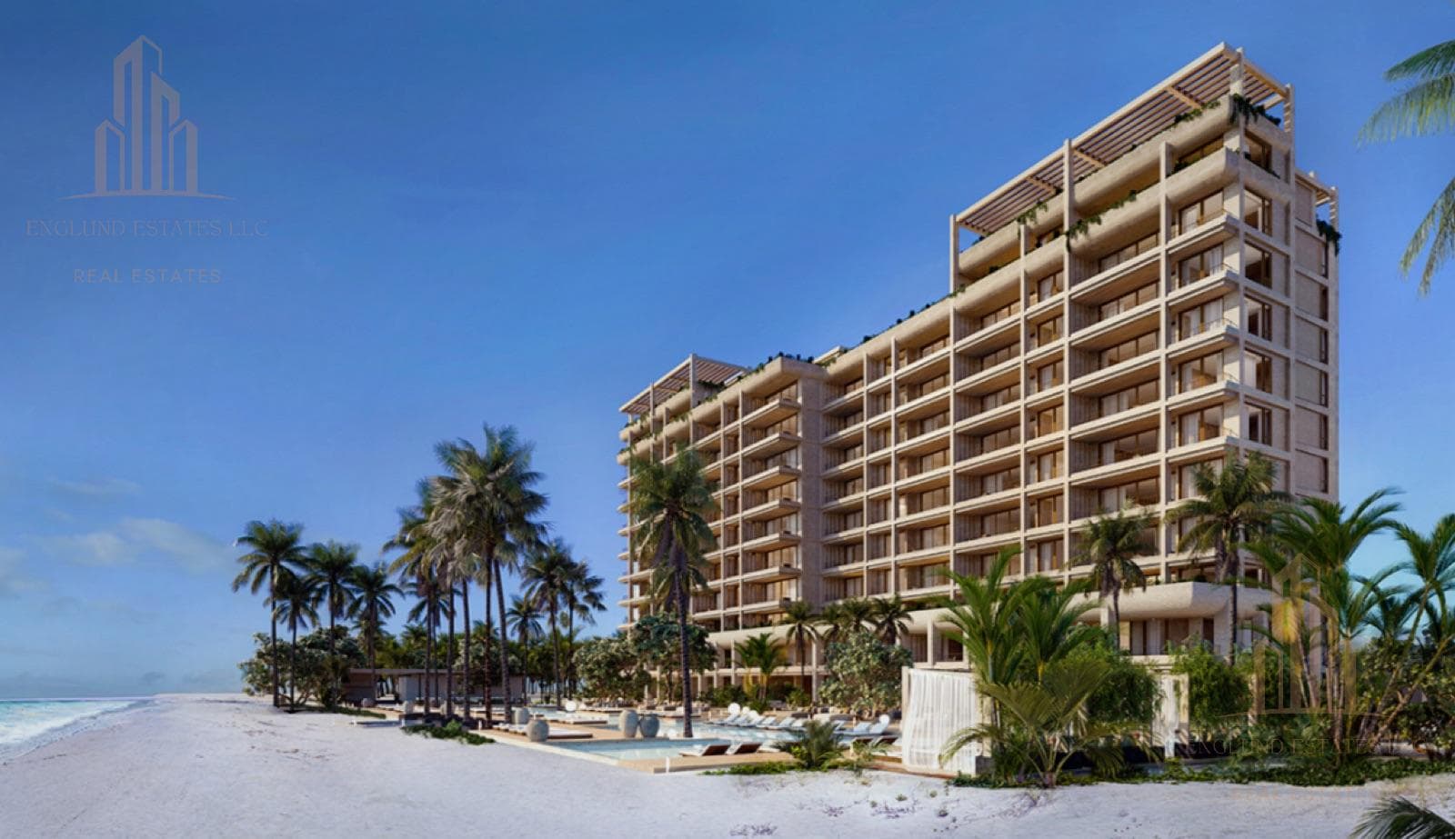 Pre-Sale Condo Right on the Beach in Yucatán, Boga Telchac