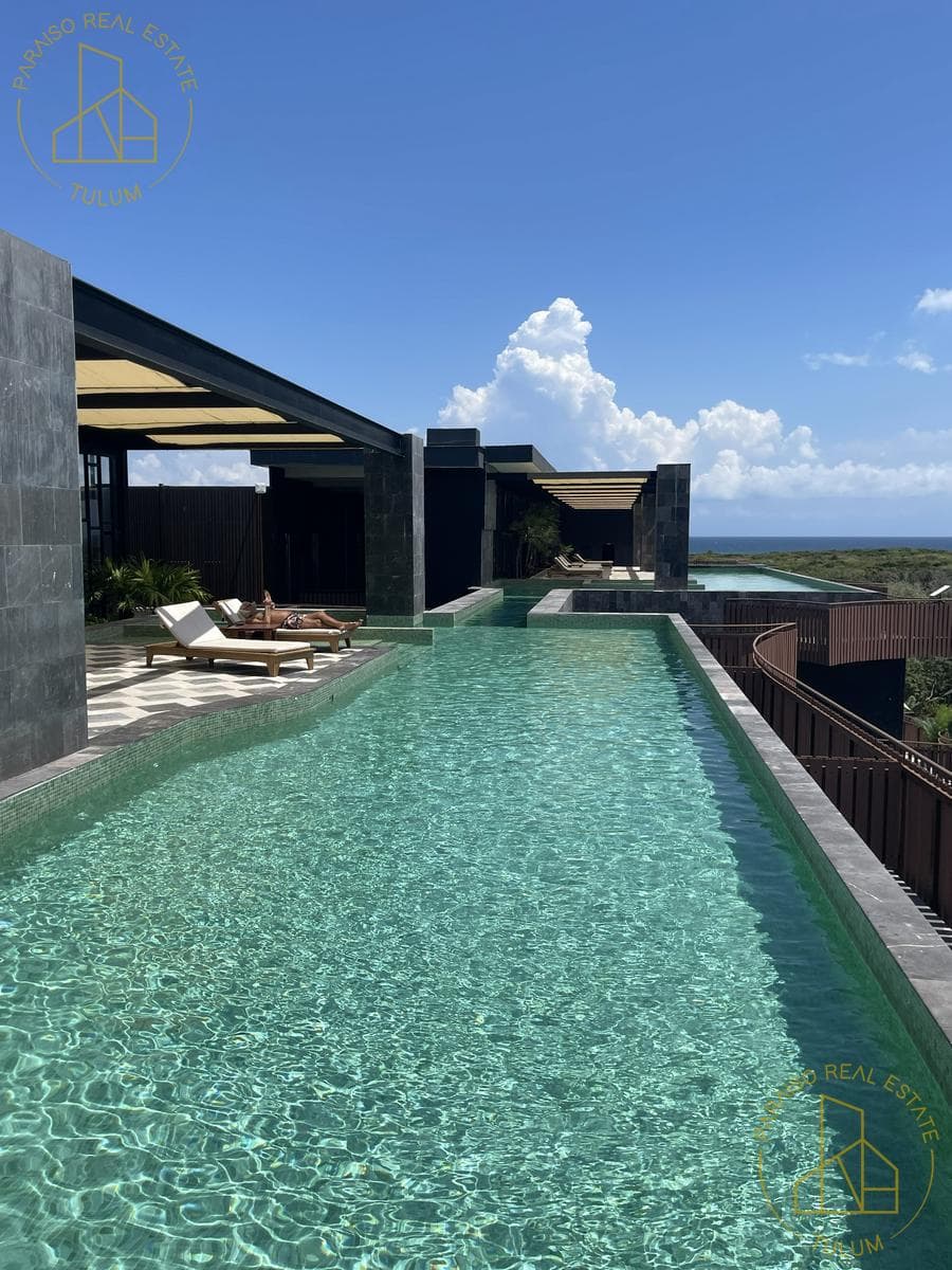 1-Bedroom Apartment in Amira District with a Rooftop View of the Caribbean Sea - B105
