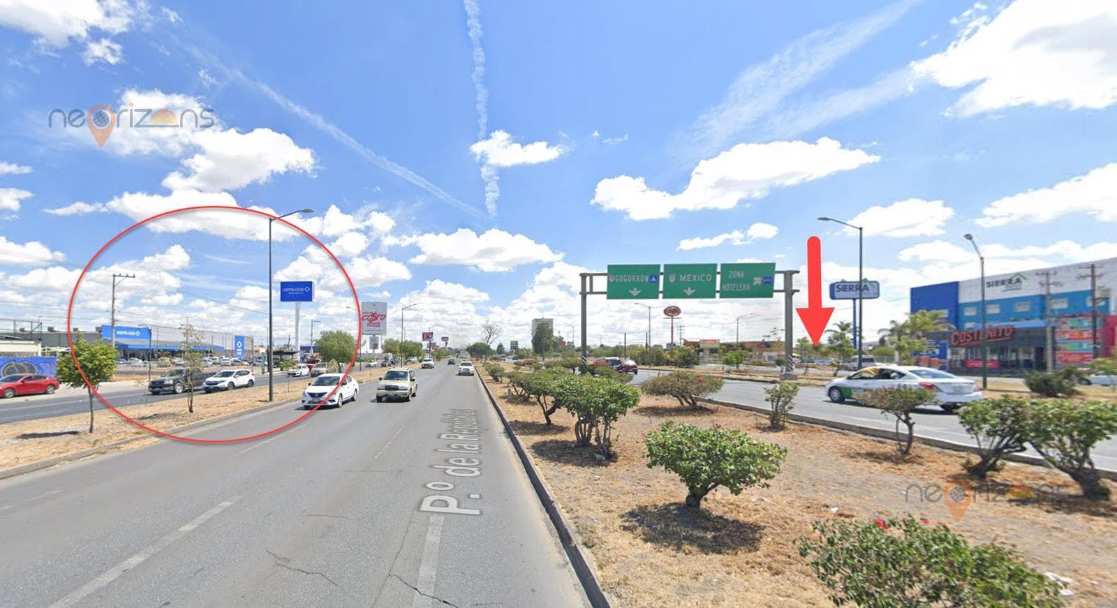 Excellent Commercial Lot on Carr 57 in San Luis Potosí: Franchises, Hotels, Stores, Offices