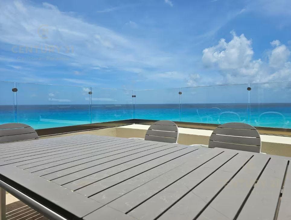Penthouse 3 Recamaras en Renta con Vista al Mar | Condominio Solymar Cancun | C3957