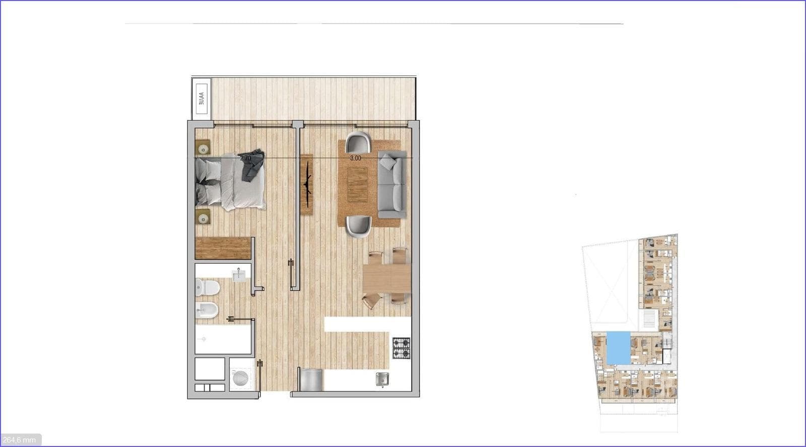 One-bedroom apartment for sale in Pocitos - 105